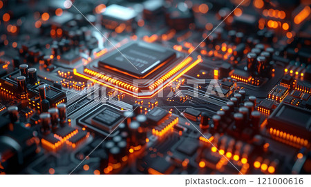 3D rendering of secure computer information storage solutions 121000616