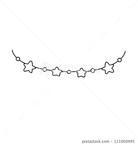 A white background with a black line of stars A white background with a black line of stars 121000995