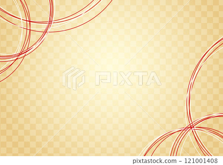 時尚水引日式金色屏風年卡背景素材1 121001408