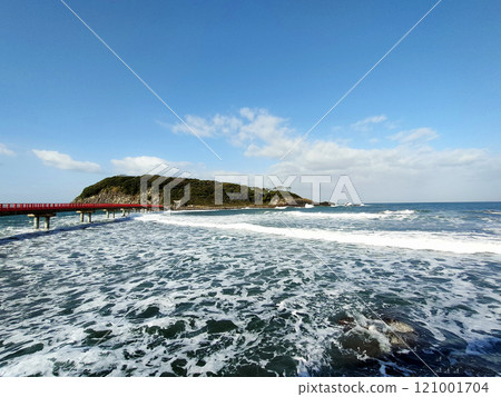 福井縣大橋和冬天的大橋 121001704