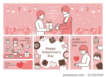 Valentine's day template set_1 121002504