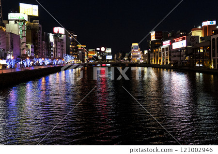 Night view of Nakasu Night view of Nakasu 121002946