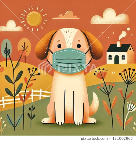 Masked dog 121002963