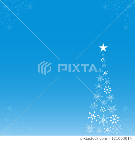 Christmas tree background template square 121003014