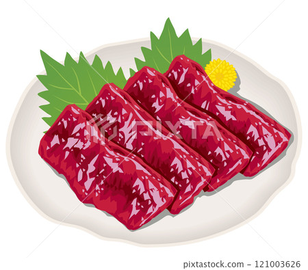 Whale sashimi Whale sashimi 121003626