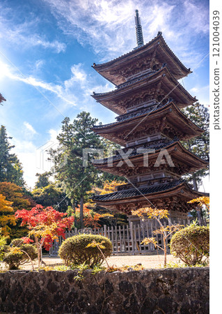 [新潟縣_佐渡市_妙泉寺] 新潟縣現存唯一的「五層寶塔」 秋季版 11月 121004039