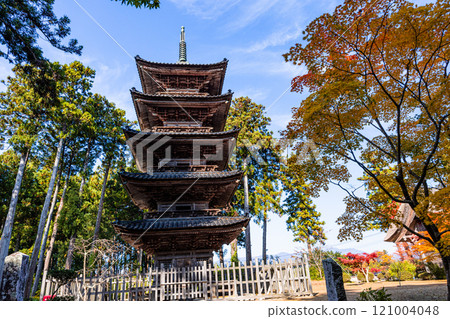 [Niigata Prefecture_Sado City_Myousenji Temple] The only remaining "Five-story Pagoda" in Niigata Prefecture Autumn Edition November 121004048