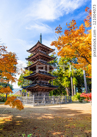 [新潟縣_佐渡市_妙泉寺] 新潟縣現存唯一的「五層寶塔」 秋季版 11月 121004073