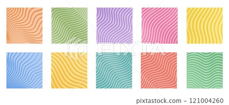Wavy lines pattern 121004260