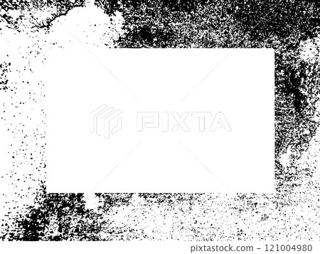 Black and white grunge. Distress overlay texture. Abstract surface dust and rough dirty wall background concept. Distress illustration simply place over object to create grunge effect. Vector EPS10. 121004980