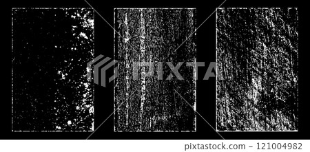 Black and white grunge. Distress overlay texture. Abstract surface dust and rough dirty wall background concept. Distress illustration simply place over object to create grunge effect. Vector EPS10. 121004982