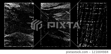 Black and white grunge. Distress overlay texture. Abstract surface dust and rough dirty wall background concept. Distress illustration simply place over object to create grunge effect. Vector EPS10. 121004984