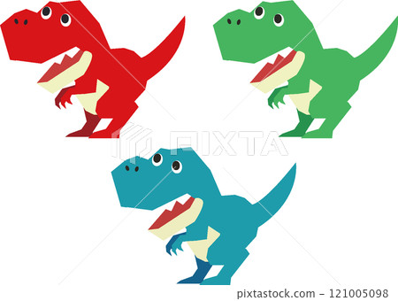 簡單的恐龍插畫 簡單的恐龍插畫 121005098