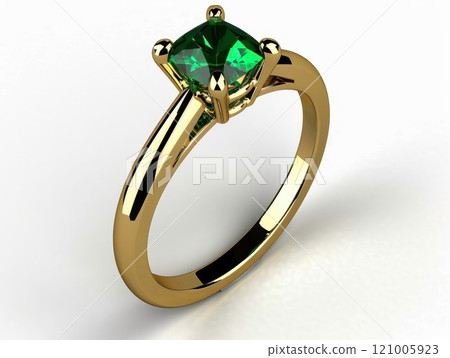 Ring with olivine gemstone, peridot, chrysolite jewelry, green mineral crystals of forsterite, dunite 121005923