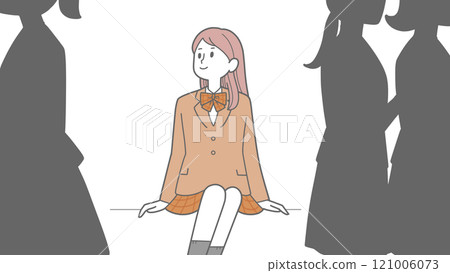A student with a laid-back personality A student with a laid-back personality 121006073