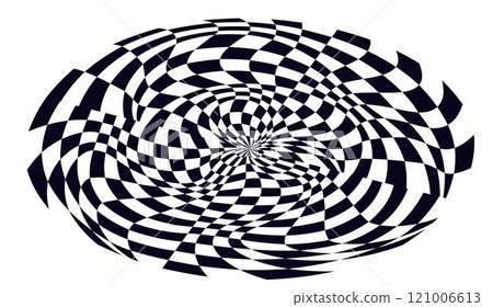 Psychedelic checkerboard pattern Psychedelic checkerboard pattern 121006613