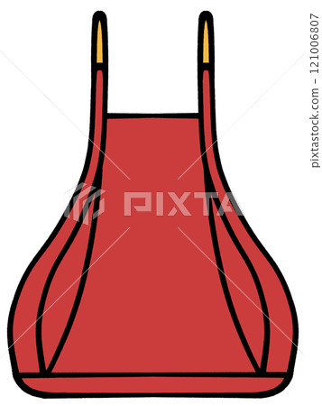Cute front slide illustration material Cute front slide illustration material 121006807