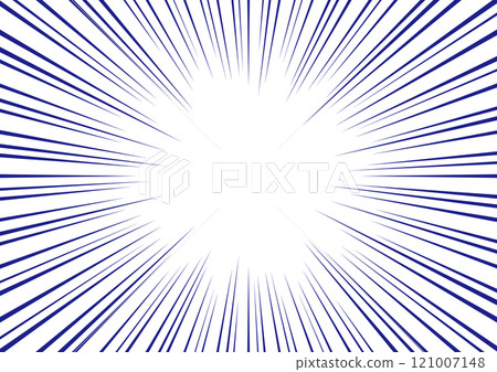 Concentrated lines, blue, background, simple, A3 Concentrated lines, blue, background, simple, A3 121007148