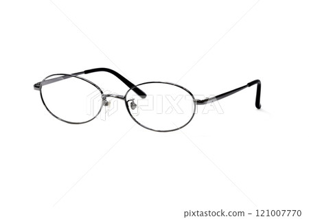 黑色橢圓框眼鏡圖片 121007770
