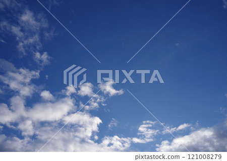 天藍天雲風景自然背景素材背景 121008279