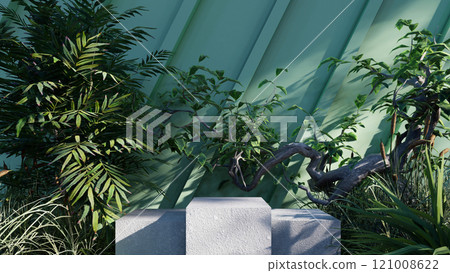 nature background product forest empty green natural display podium cosmetic. beauty platform summer pedestal stage stand outdoor texture plant tropical. tree stone leaf garden promotion fresh mockup nature background product forest empty green natural display podium cosmetic. beauty platform summer pedestal stage stand outdoor texture plant tropical. tree stone leaf garden promotion fresh mockup 121008622