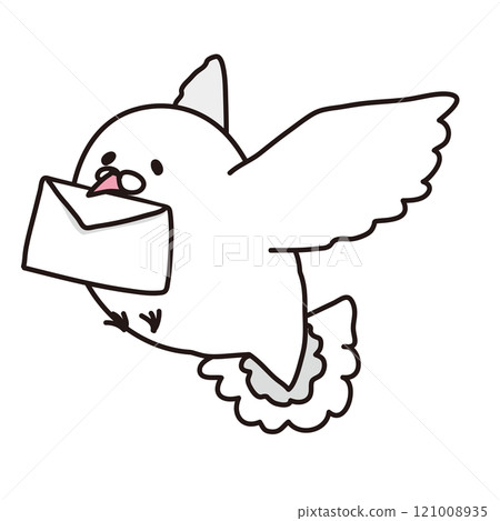 白鴿攜帶一封信 121008935