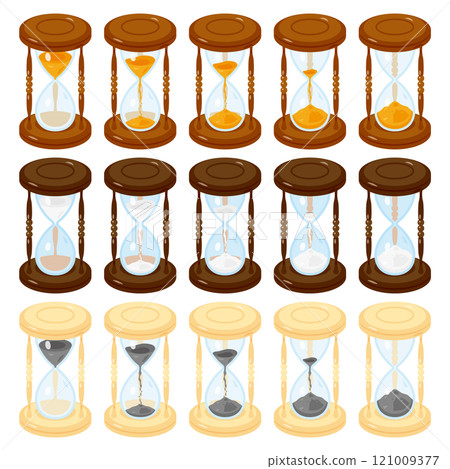Hourglass time lapse set 121009377