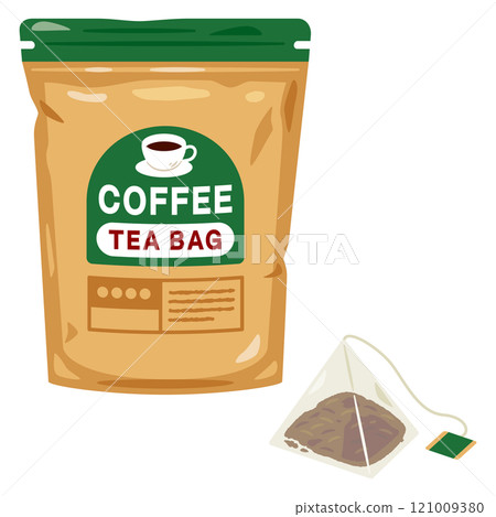Packed coffee tea bag set 121009380