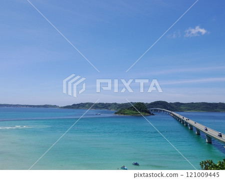 從角島展望台欣賞的壯麗景色（山口縣下關市） 121009445