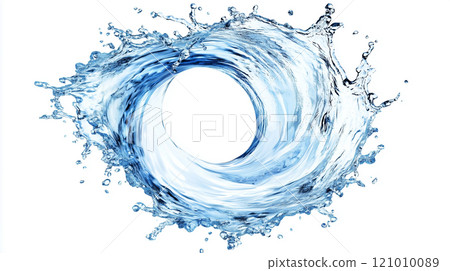 旋轉的水的圖像 121010089