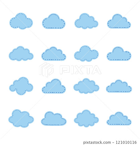 雲圖示手繪風格陰雲針 121010116