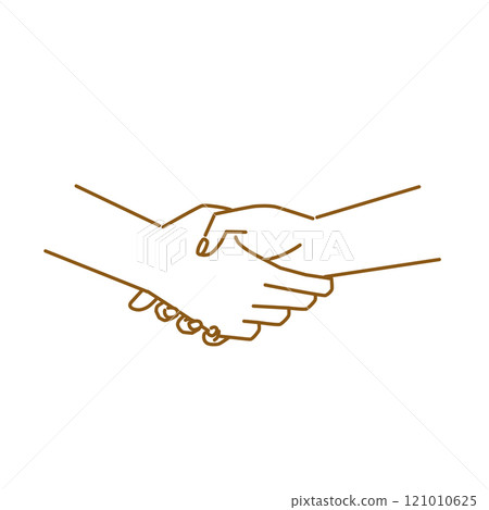 Hand pose: Image of beautiful female hands holding hands (handshake) Hand pose: Image of beautiful female hands holding hands (handshake) 121010625