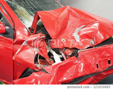 Test car accident vehicle 121010883