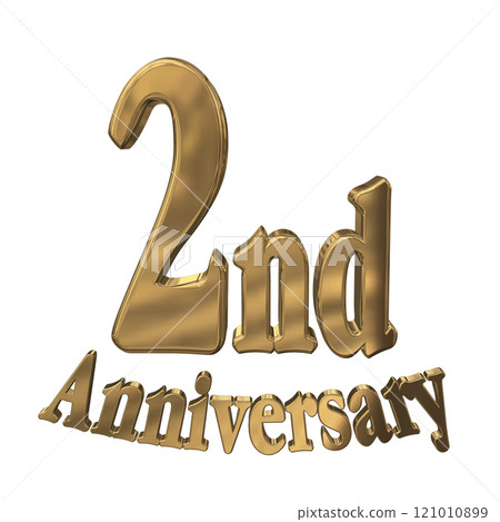 3DCG 人物「2nd Anniversary/2nd Anniversary 標記閃光」黃金、黃金 121010899