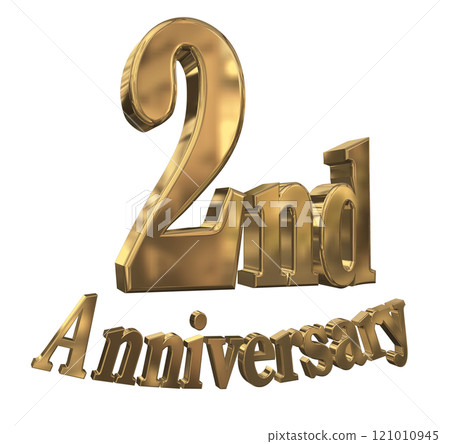3DCG 人物「2nd Anniversary/2nd Anniversary 標記閃光」黃金、黃金 121010945
