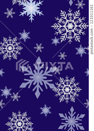 Seamless background with falling snowflakes. Material illustration. Navy blue Seamless background with falling snowflakes. Material illustration. Navy blue 121011161