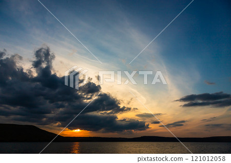 The background of beautiful sky, colorful of sky The background of beautiful sky, colorful of sky 121012058