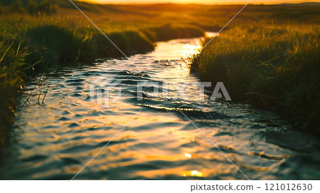 A gentle river flows through a digital landscape, each ripple symbolizing a successful affiliate click. A gentle river flows through a digital landscape, each ripple symbolizing a successful affiliate click. 121012630