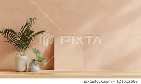 Smoothly sanded MDF board with refined edges, set against a minimalist backdrop, highlighting its design. 121012669