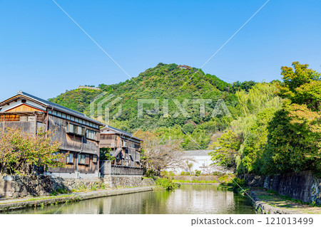 近江八幡市八幡堀和八幡山 近江八幡市八幡堀和八幡山 121013499