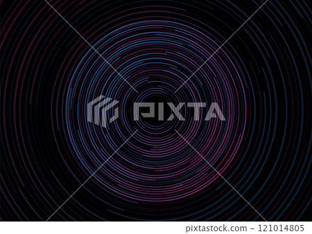 Blue purple round lines abstract tech futuristic background Blue purple round lines abstract tech futuristic background 121014805
