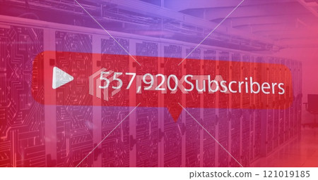 Image of social media data processing over computer servers Image of social media data processing over computer servers 121019185