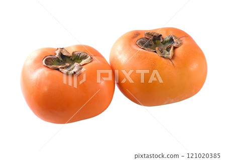 2 Okesa persimmons, cut out 2 Okesa persimmons, cut out 121020385