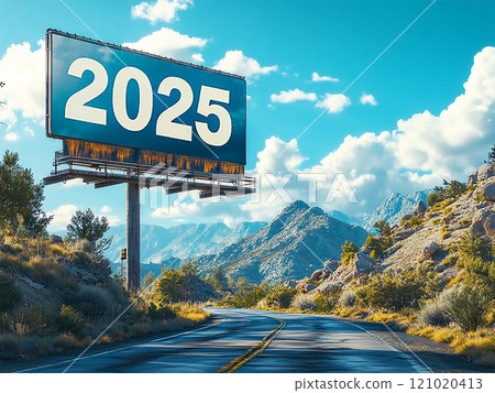 2025年寫在戶外廣告牌上 121020413