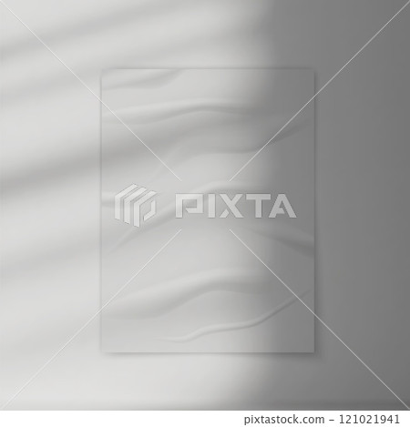 Realistic Empty White Pages with Soft Shadow Overlays - Perfect for Mockups, Backgrounds, and Presentations 121021941