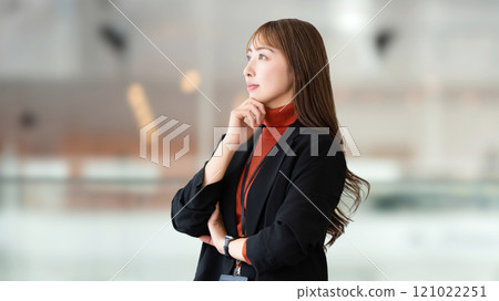 善於思考的女性/女商人 121022251