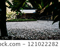 Traditional Japanese temple zen rock garden 121022282