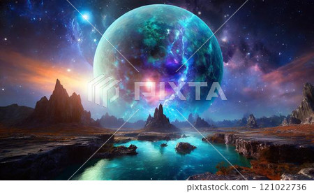 Fantastic landscapes of another world 121022736