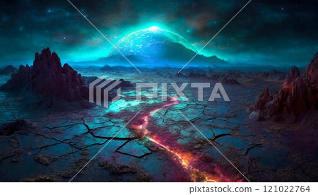Fantastic landscapes of another world 121022764
