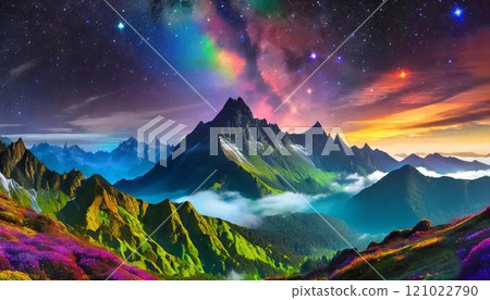Fantastic landscapes of another world 121022790
